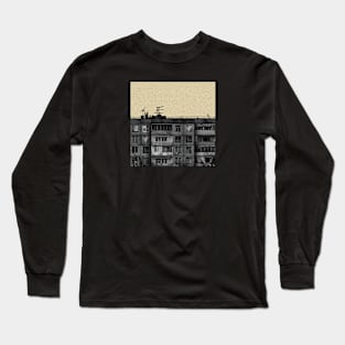 POST-SOVIET PANELKA // Typical russian panel houses Long Sleeve T-Shirt